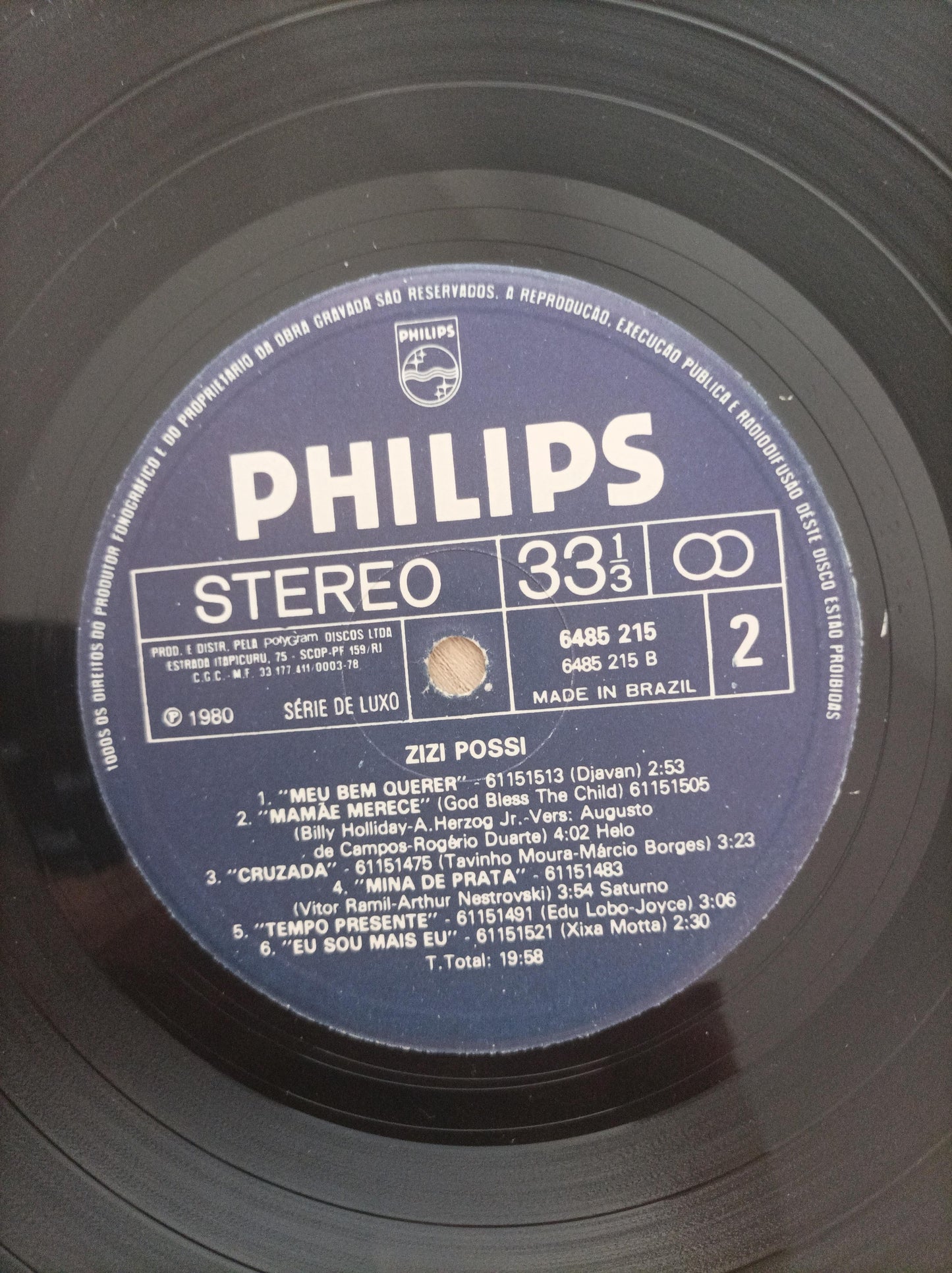 Lp Vinil Zizi Possi 1980