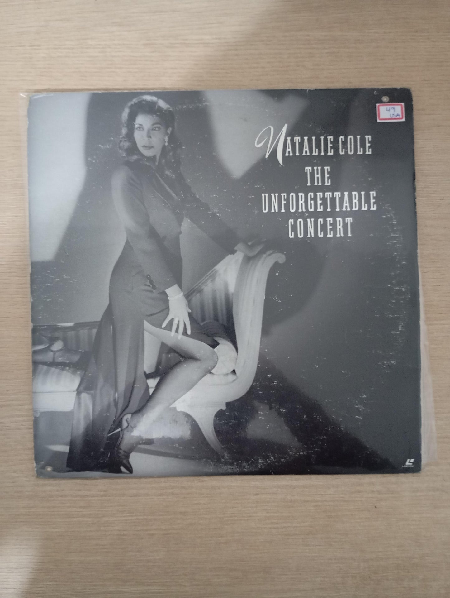 LD LaserDisc Natalie Cole Unforgettable Concert Importado