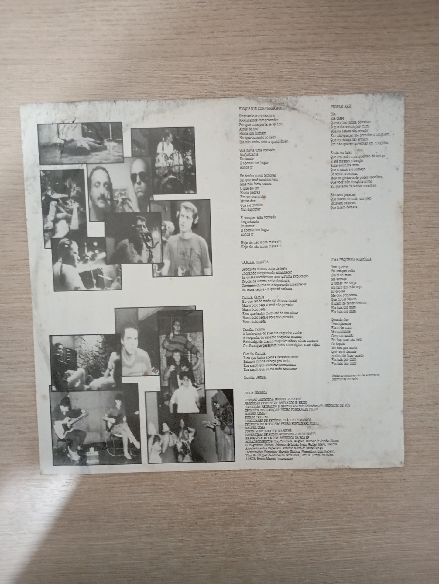 Lp Vinil Nenhum De Nós Camila 1988 Com Encarte