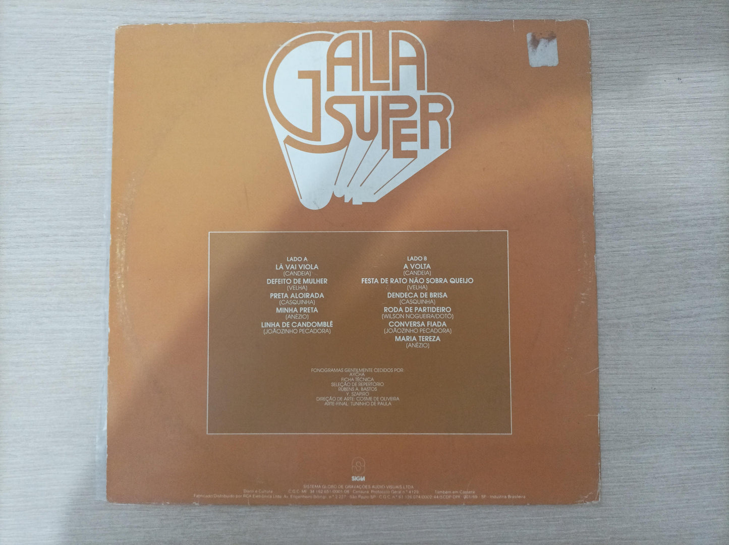 Lp Vinil Partido Alto Gala Super