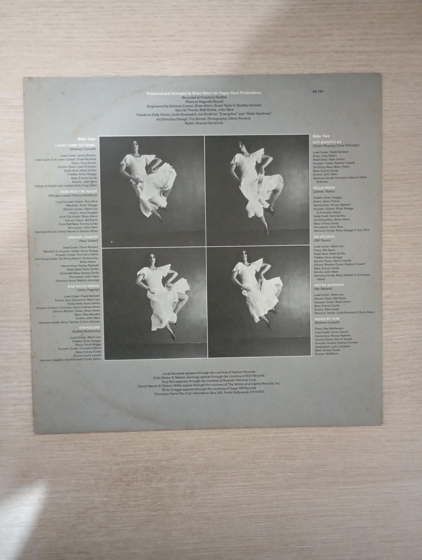 Disco Vinil Evangeline Emmylou Harris Com Encarte A