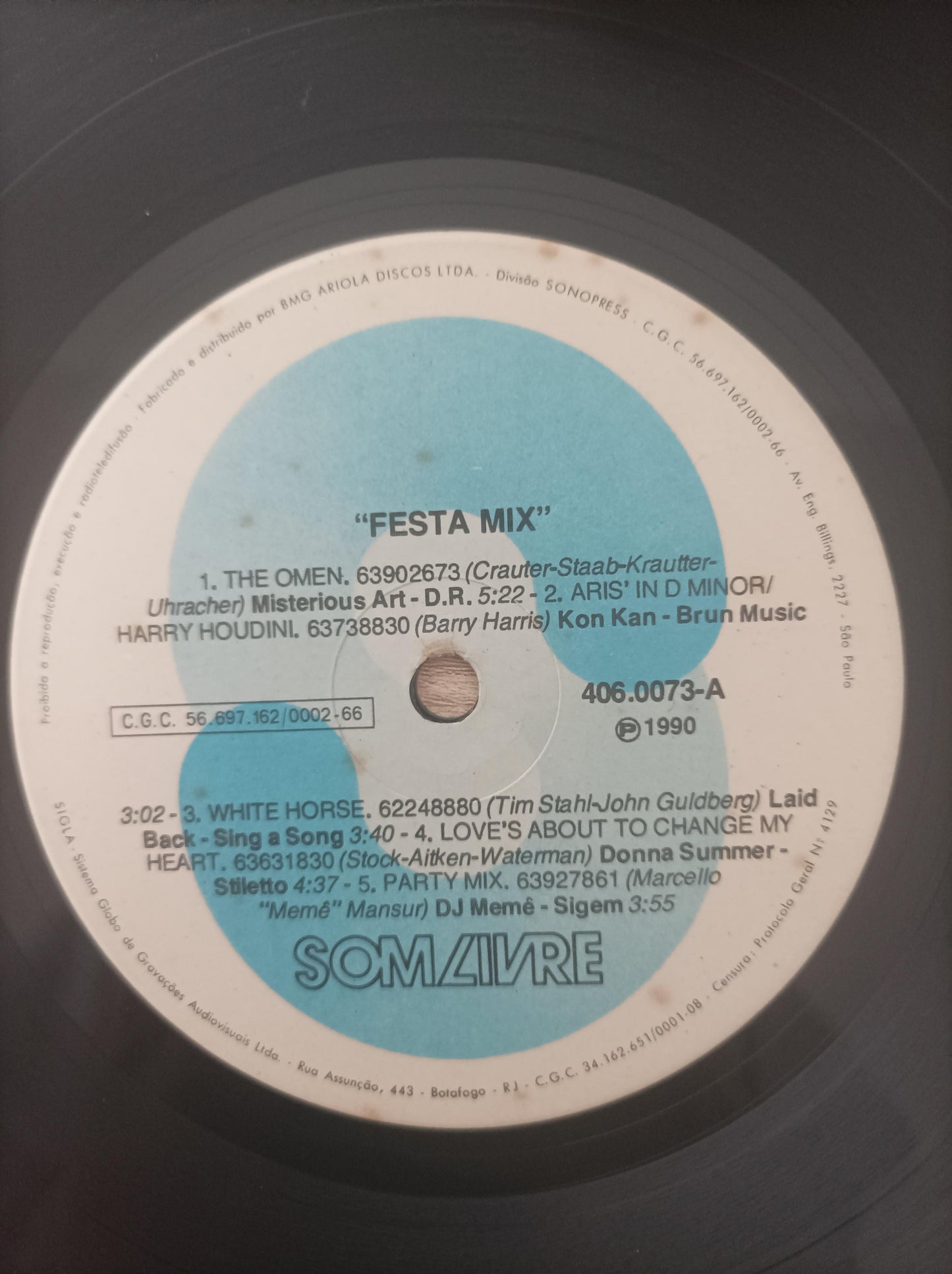 Disco Vinil Mix Festa A