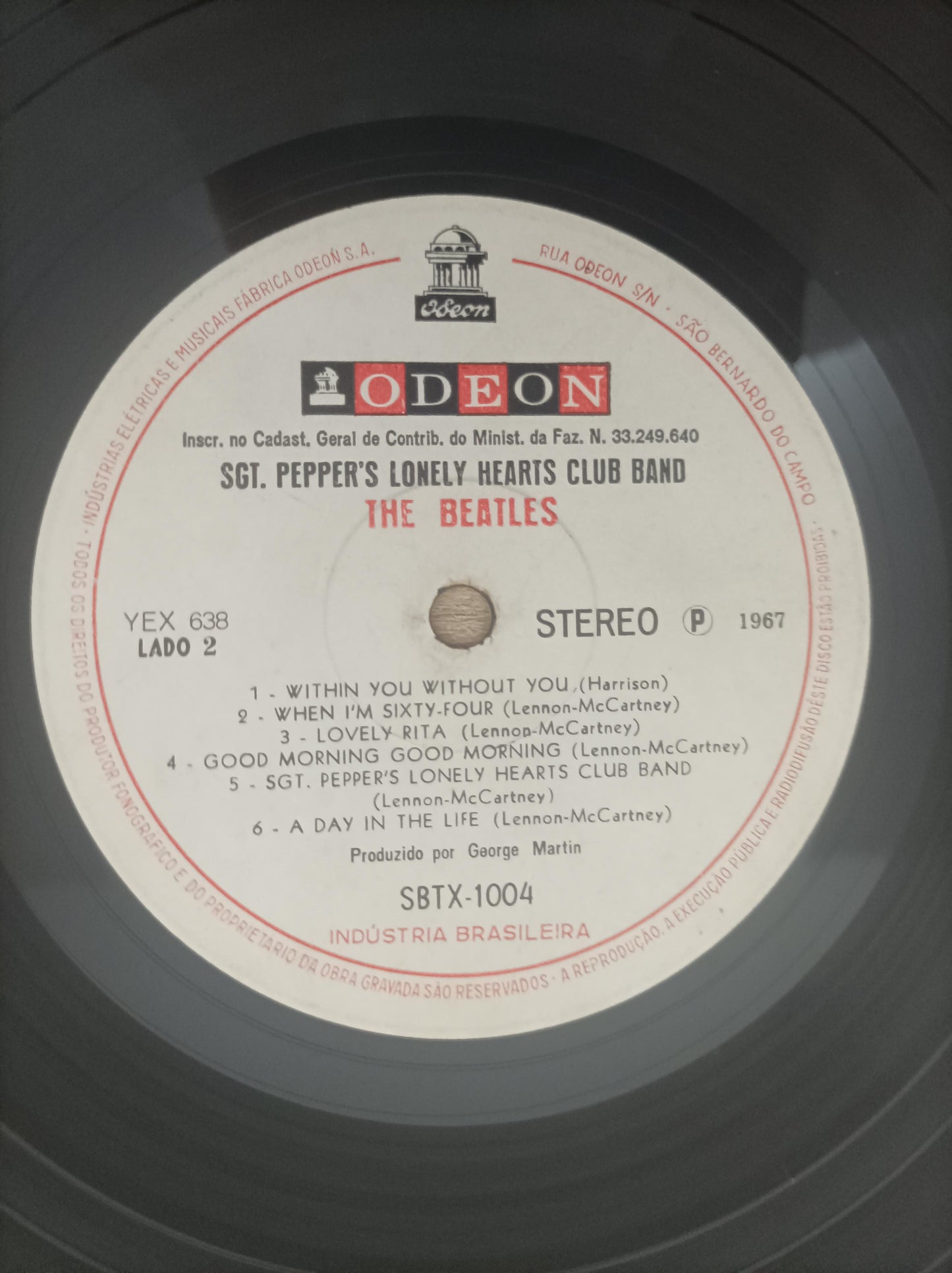 Lp Vinil The Beatles Sgt Peppers 1ª Prensagem BR Capa Dupla