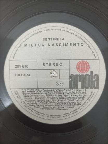 Lp Vinil Milton Nascimento Sentinela Com Encarte