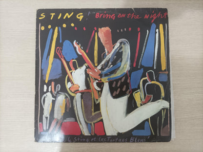 Disco Vinil Bring On The Night Sting Duplo Com Encartes A