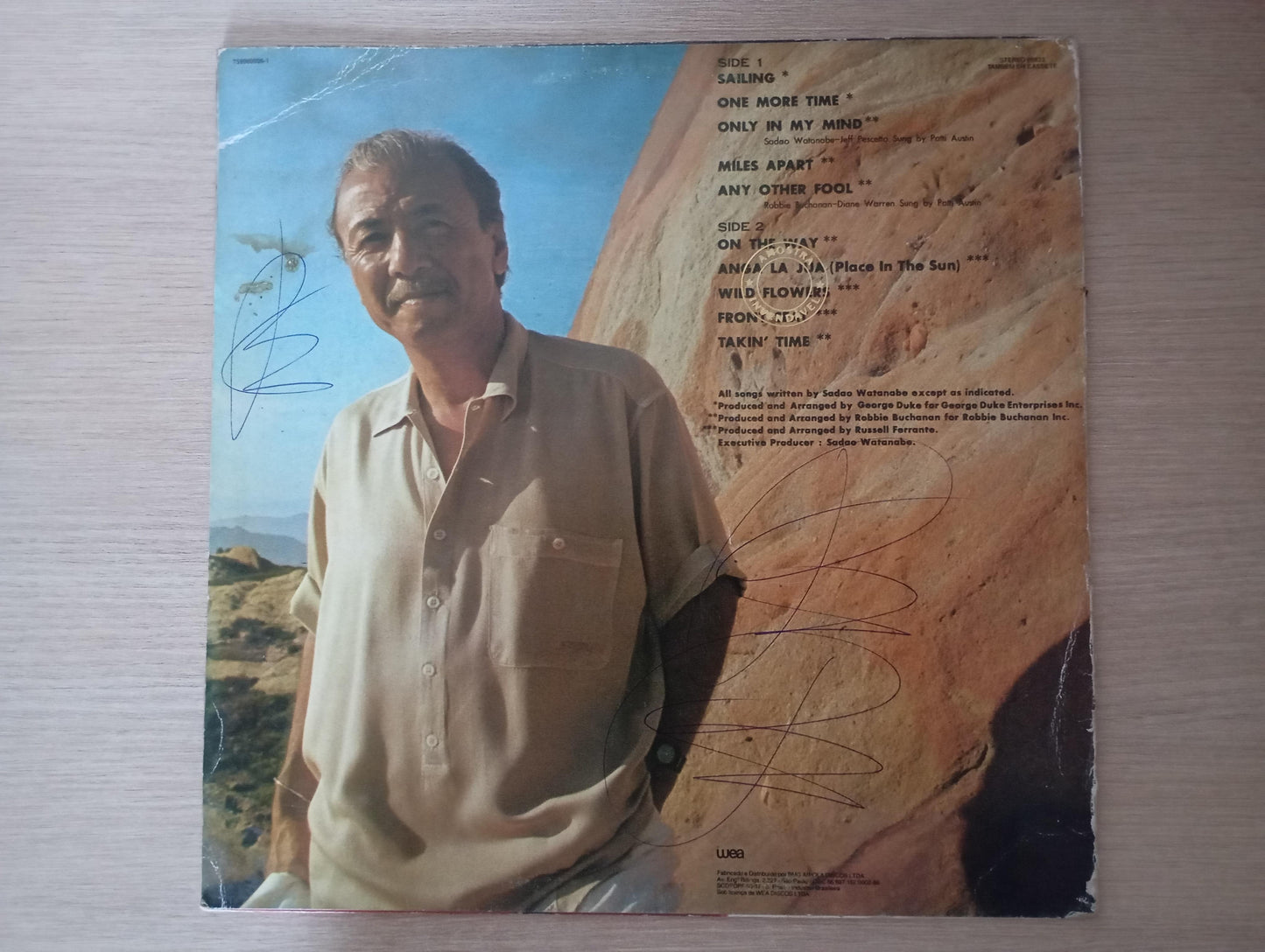 Lp Vinil Sadao Watanabe Front Seat