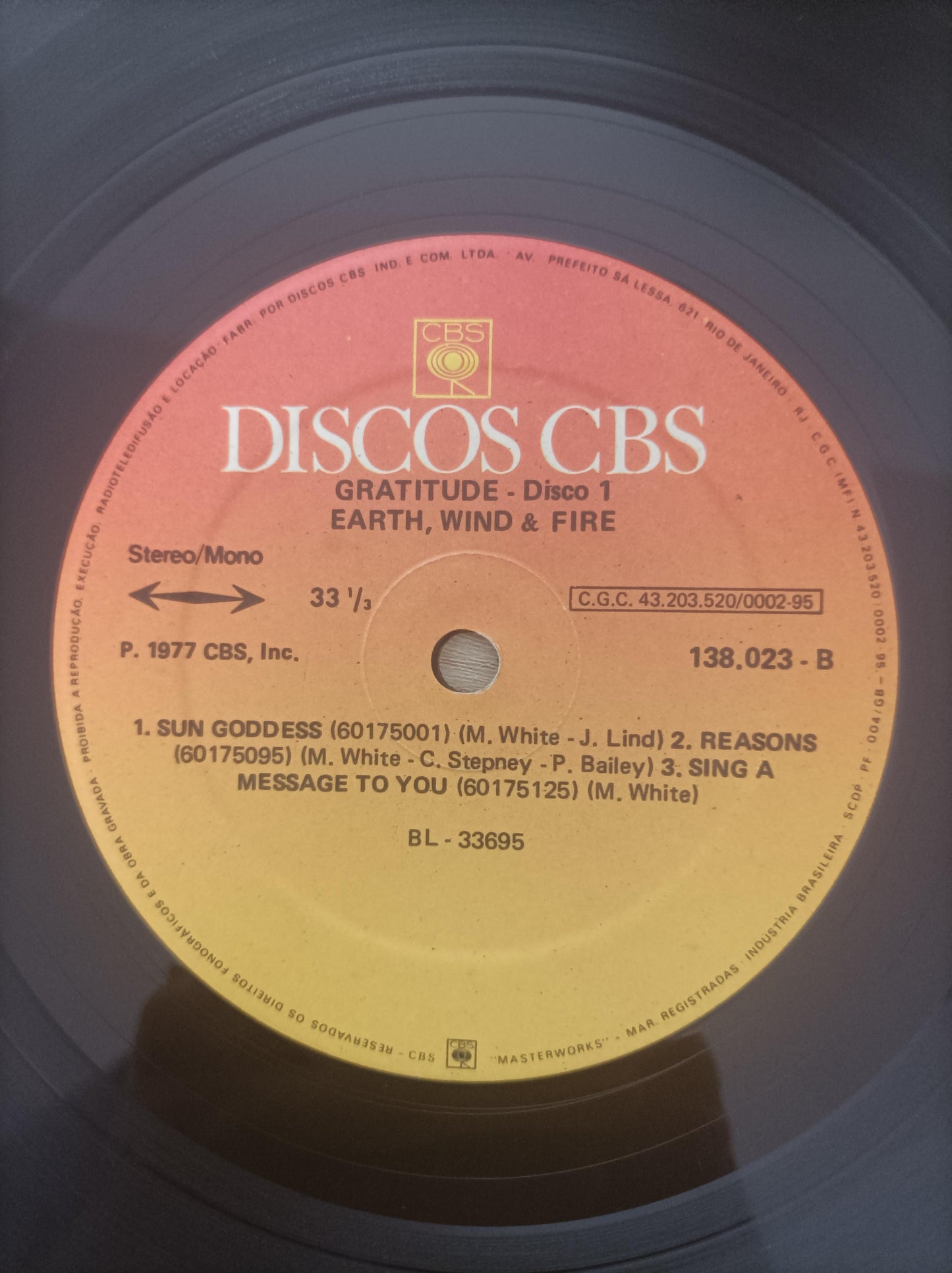 Lp Vinil Earth, Wind & Fire Gratitude Duplo