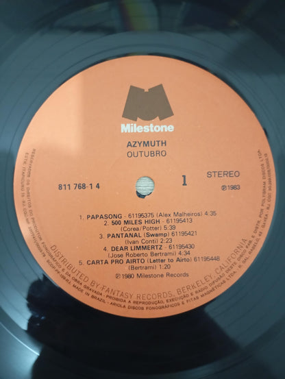 Lp Vinil Azymuth Outubro