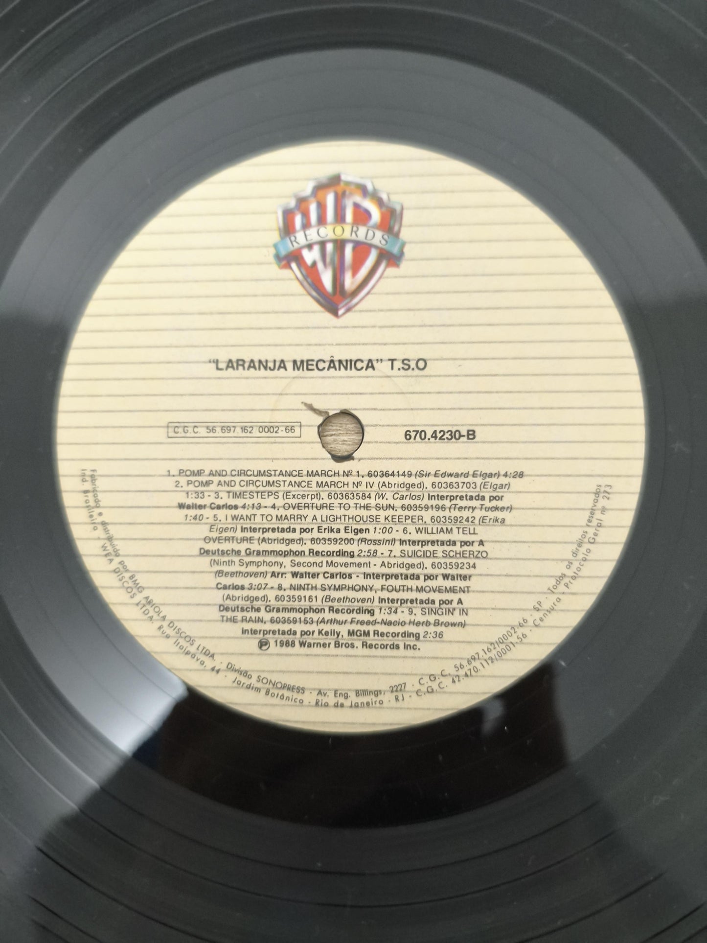 Lp Vinil Stanley Kubrick's Clockwork Orange