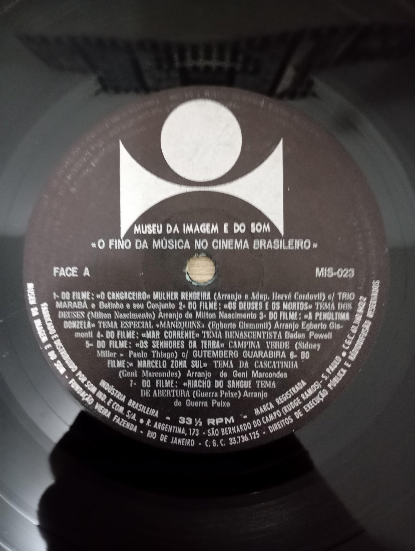 Lp Vinil O fino Da Música no Cinema Brasileiro Com Encarte