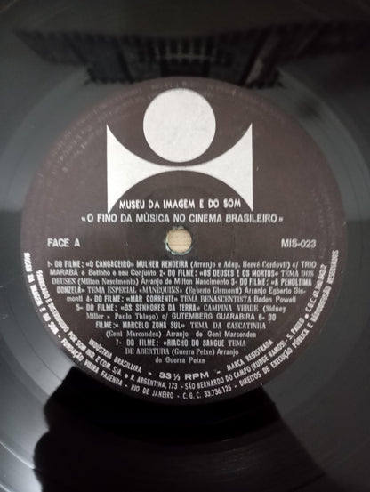 Lp Vinil O fino Da Música no Cinema Brasileiro Com Encarte