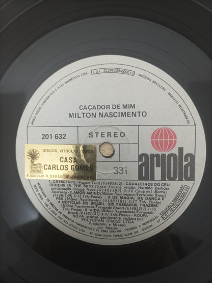 Disco Vinil Caçador De Mim Milton Nascimento A