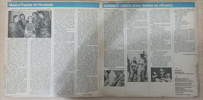 Lp Vinil Música Popular do Nordeste 4 Capa Dupla Com Encarte