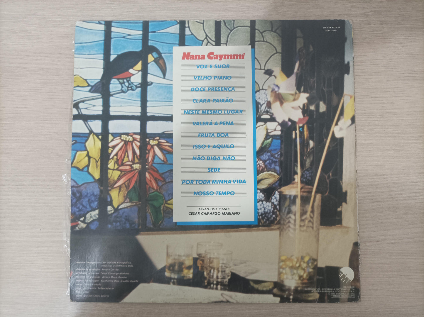 Lp Vinil Nana Caymmi Voz E Suor Com Encarte