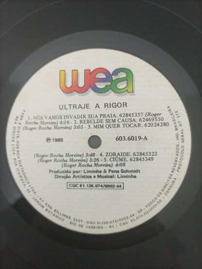 Disco Vinil Vamos Invadir Praia Ultraje A Rigor Com Encarte