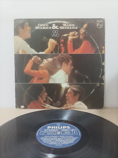 Lp Vinil Chico Buarque & Maria Bethânia Ao Vivo