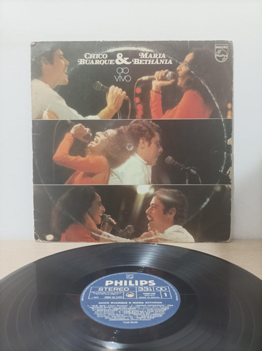 Lp Vinil Chico Buarque & Maria Bethânia Ao Vivo