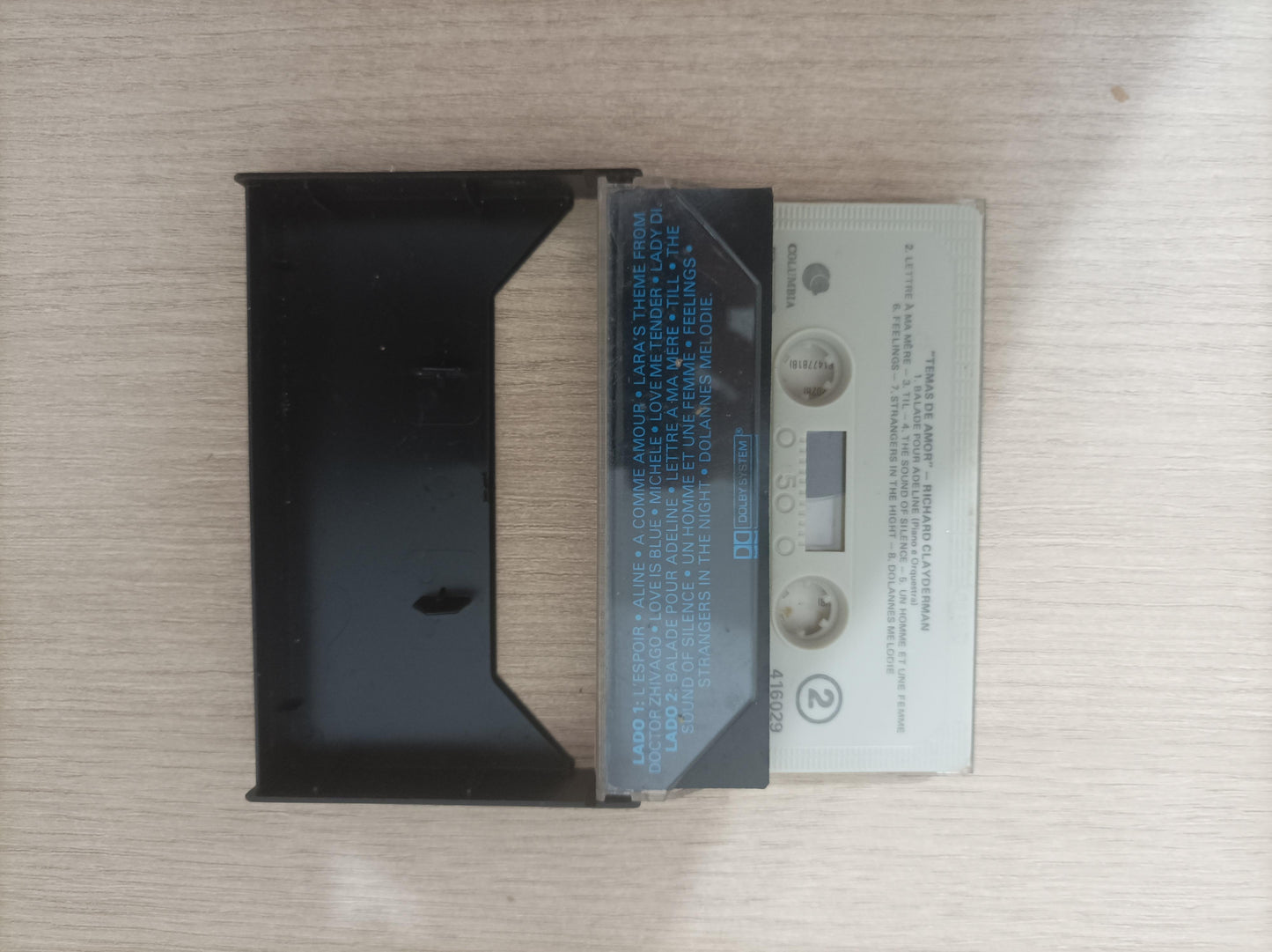 Fita K7 Cassete Richard Clayderman Temas De Amor