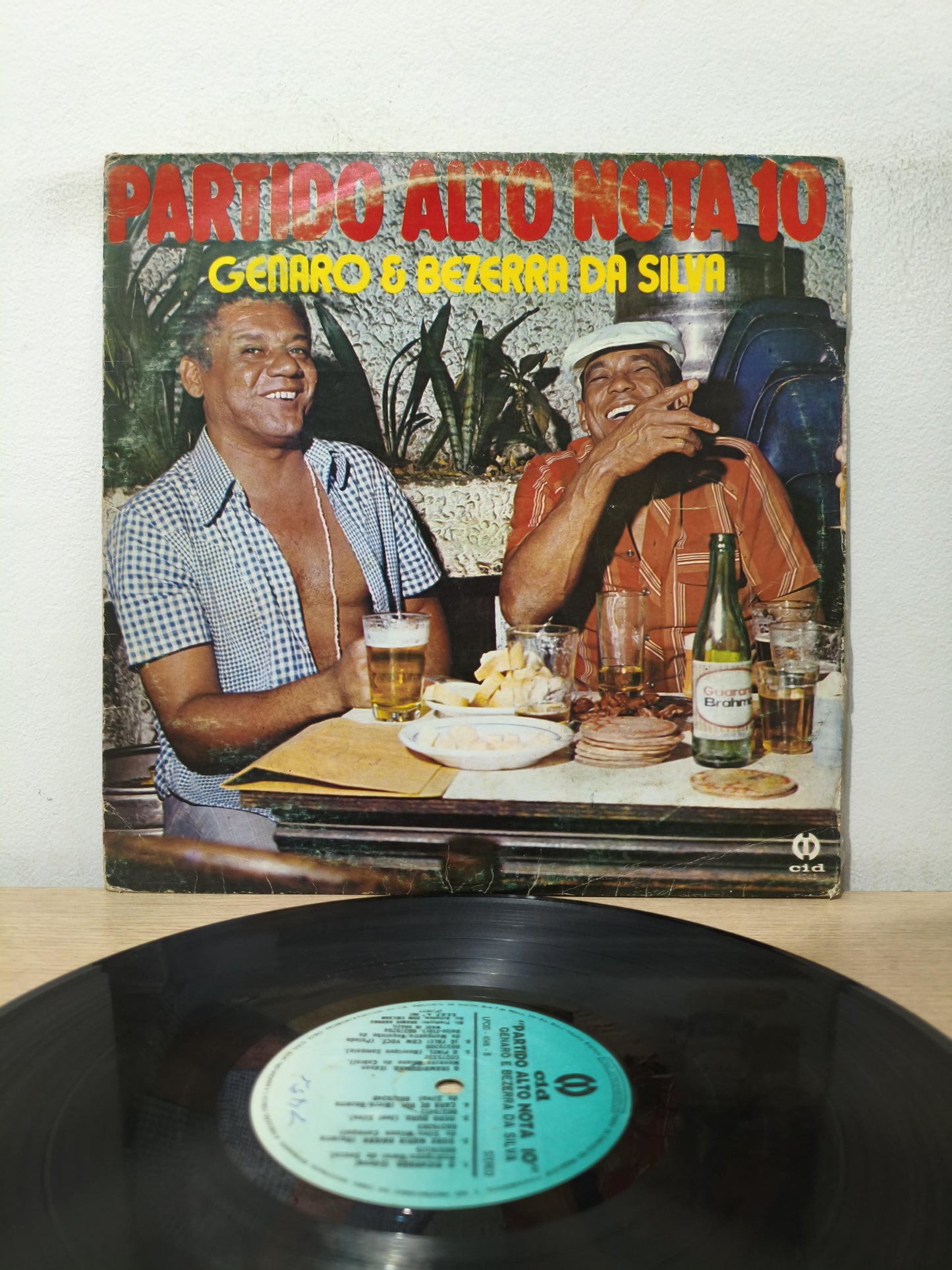 Lp Vinil Genaro e Bezerra da Silva Partido Alto Nota 10