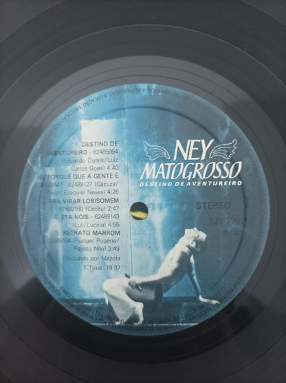 Lp Vinil Ney Matogrosso Destino De Aventureiro Com Encarte