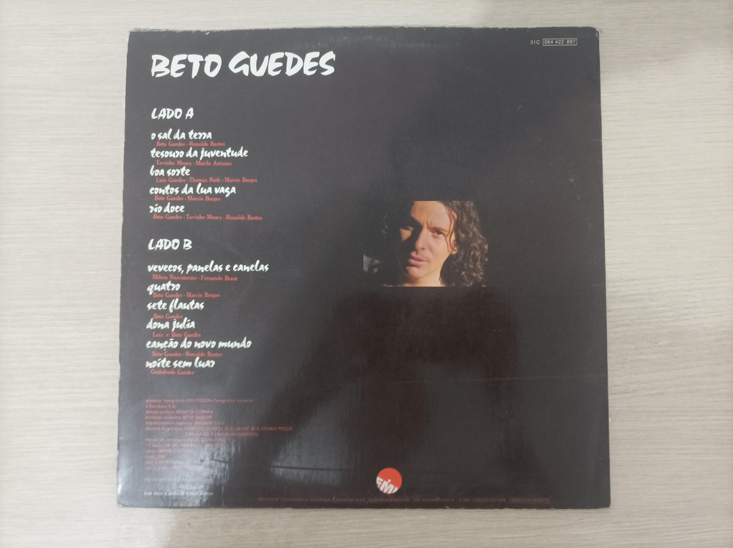 Disco Vinil Contos Da Lua Vaga Beto Guedes Com Encarte A