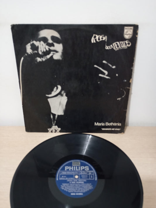 Disco Vinil Rosa Dos Ventos Maria Bethânia A