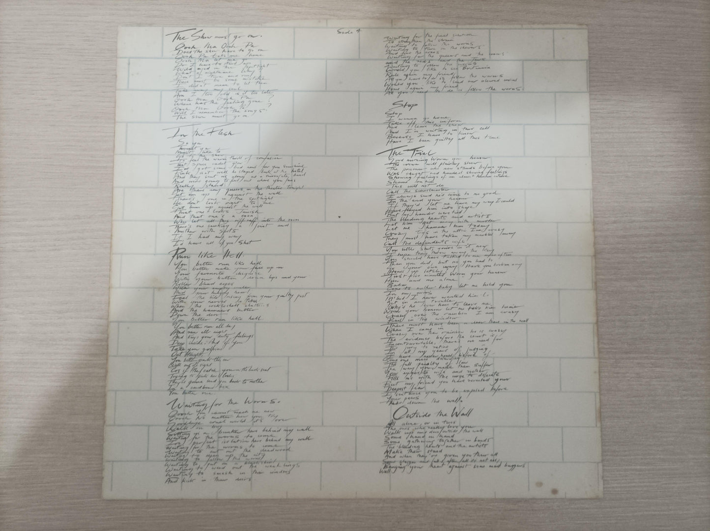 Lp Vinil Pink Floyd The Wall Duplo Com Encartes