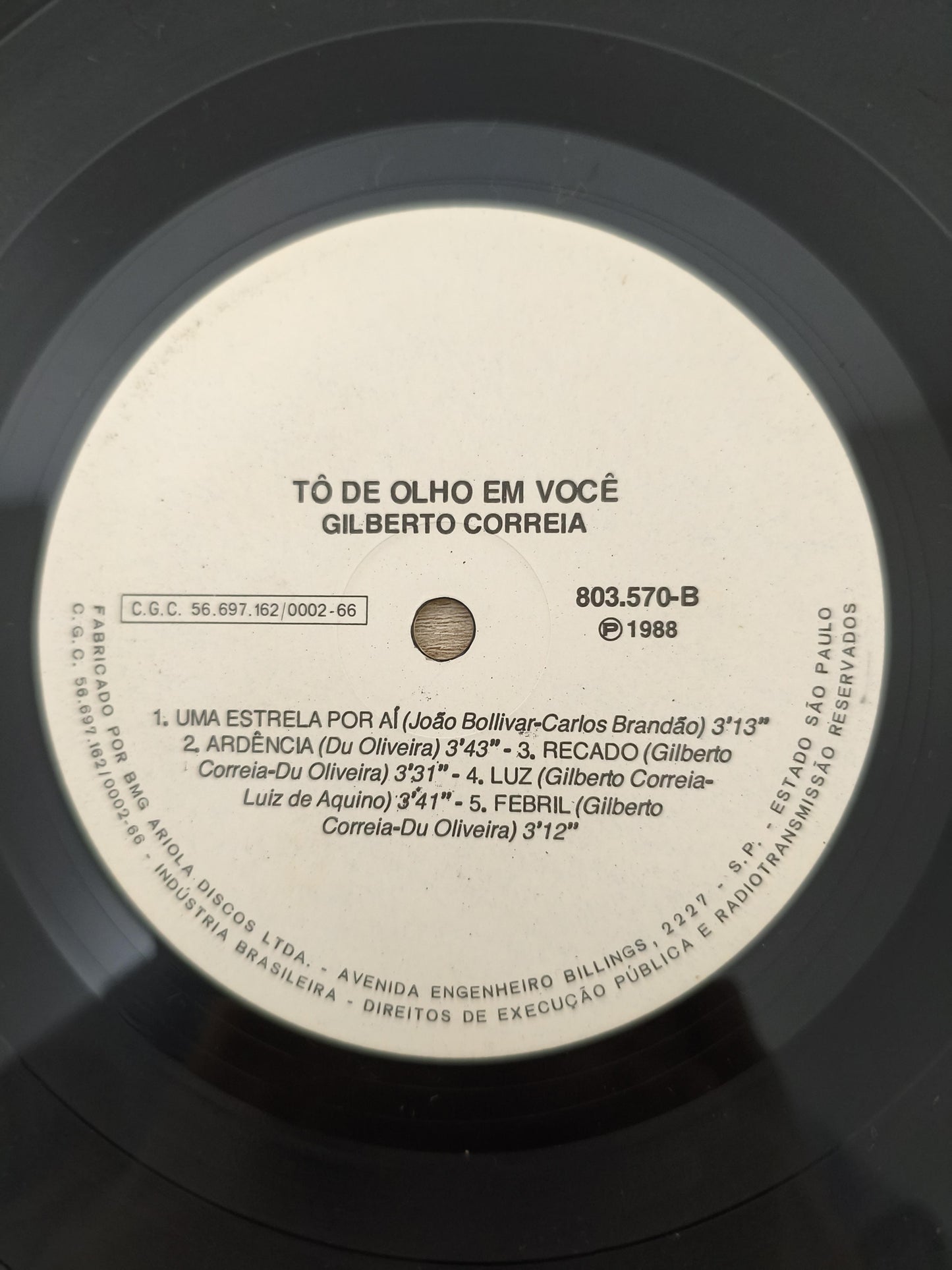 Lp Vinil Gilberto Correia Tô De Olho Em Você