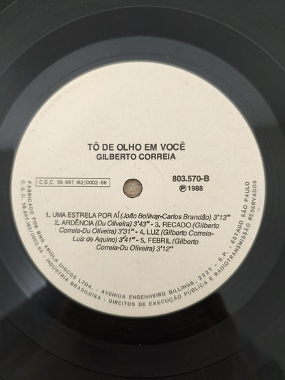 Lp Vinil Gilberto Correia Tô De Olho Em Você