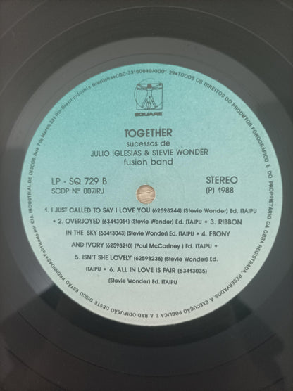 Lp Vinil Julio Iglesias & Stevie Wonder Together