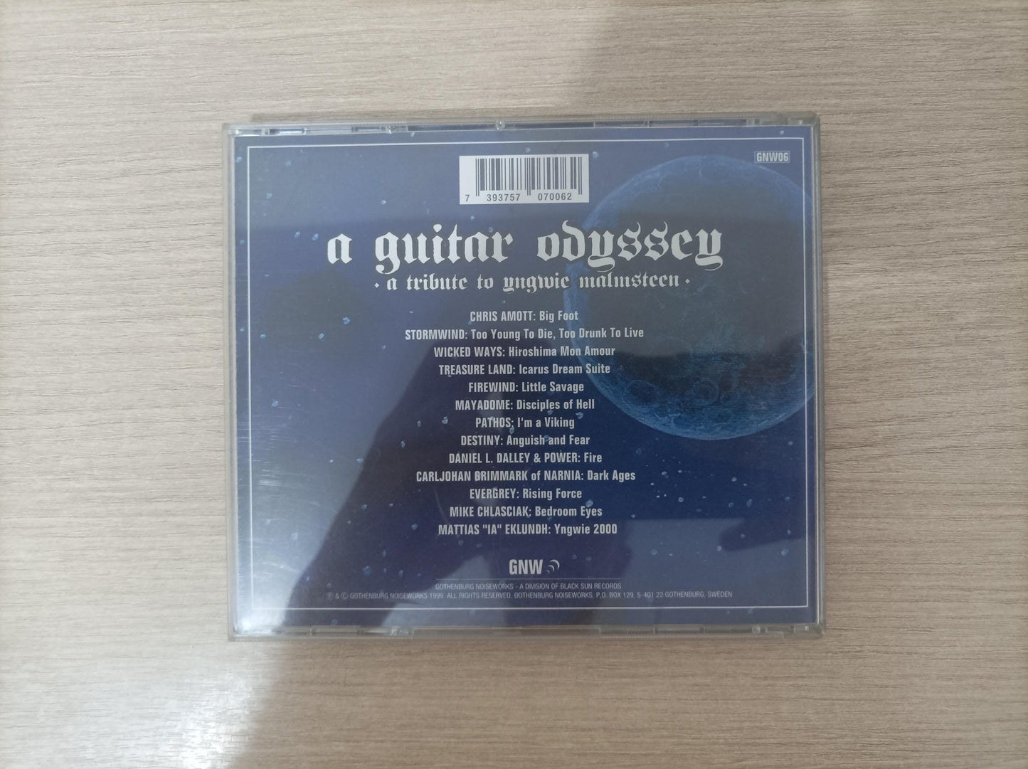 CD Guitar Odyssey A tribute to Yngwie Malmsteen