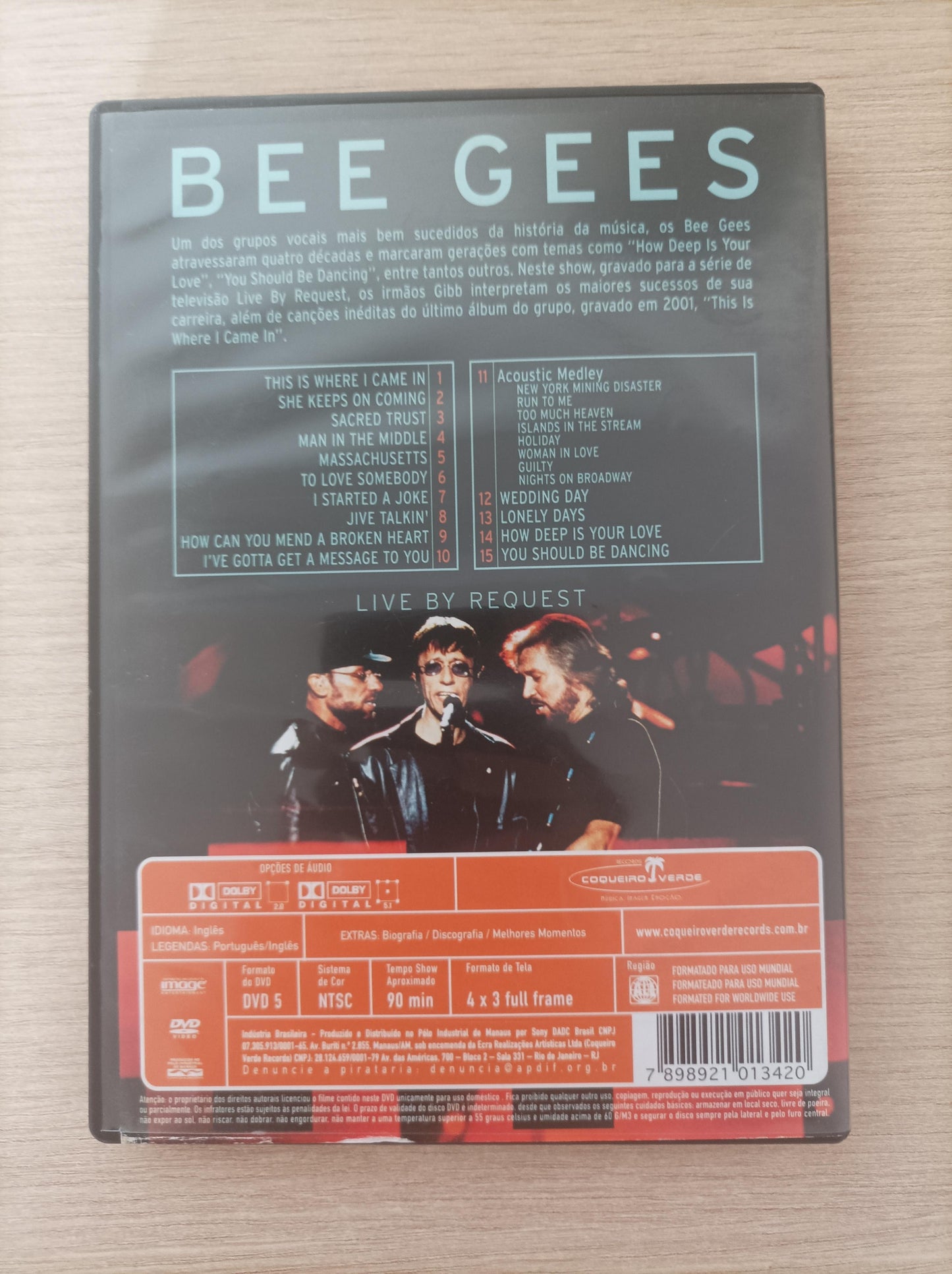DVD Bee Gees Live By Request