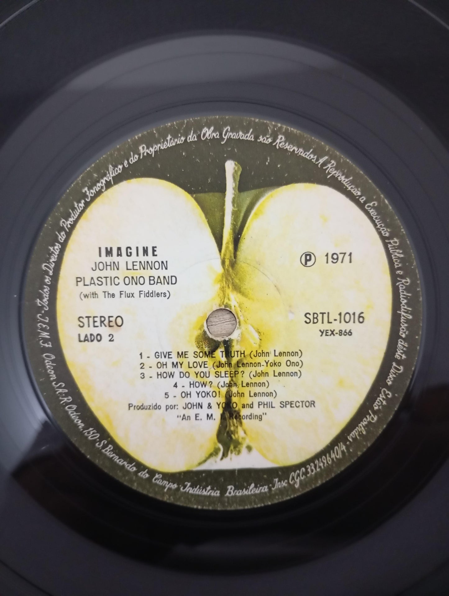 Lp Vinil John Lennon Imagine Com Encarte