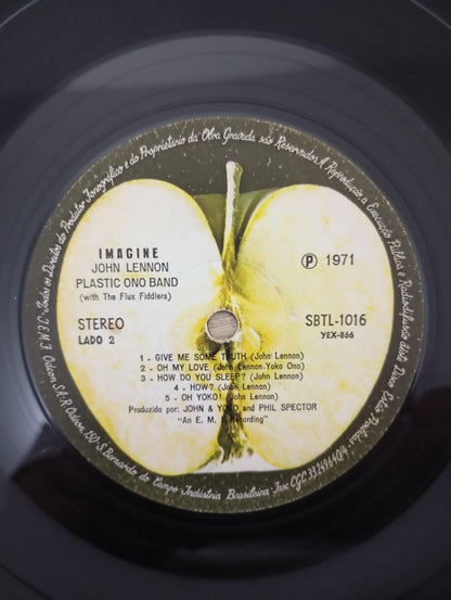 Lp Vinil John Lennon Imagine Com Encarte