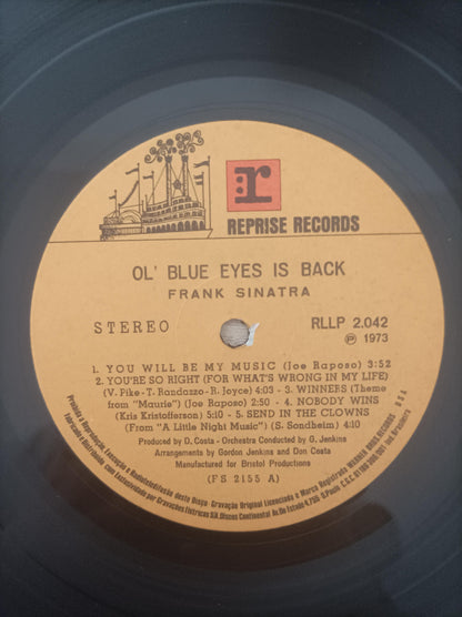 Lp Vinil Frank Sinatra Ol' Blue Eyes Is Back