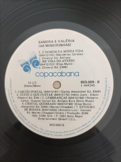 Lp Vinil Sandra & Valéria (As Mineirinhas) 1991
