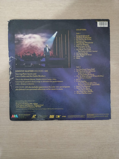 LD LaserDisc Johnny Mathis Chances Are Import USA