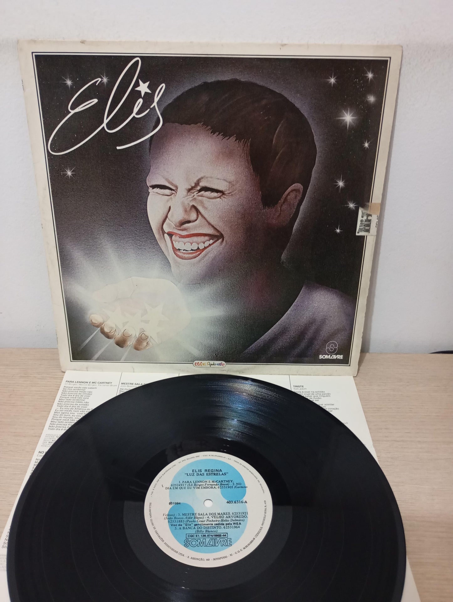 Lp Vinil Elis Regina Luz Das Estrelas Com Encarte
