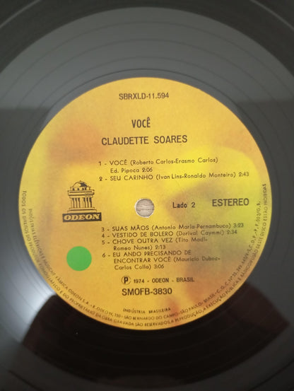 Lp Vinil Claudette Soares Você 1974