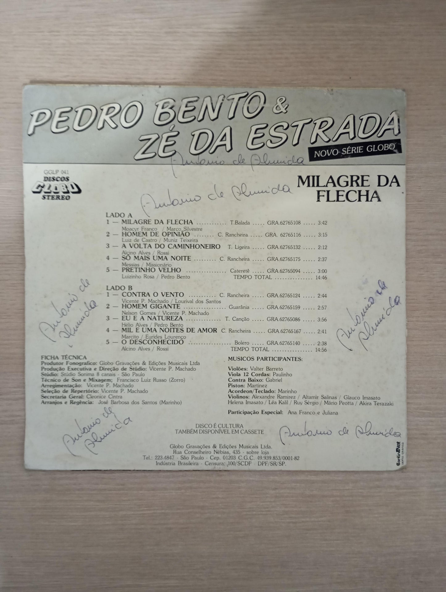 Lp Vinil Pedro Bento & Zé da Estrada Milagre da Flecha