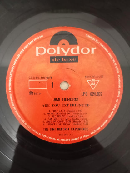 Lp Vinil Jimi Hendrix Experience Are You Experienced, Leia