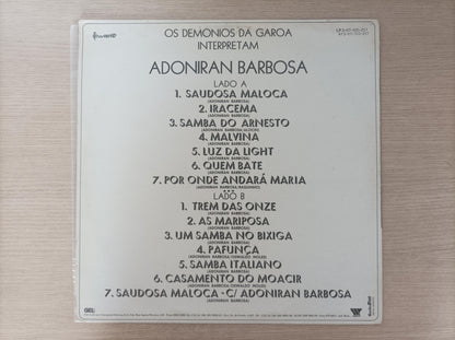 Lp Vinil Os Demônios Da Garoa Interpretam Adoniran Barbosa