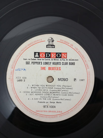 Lp Vinil The Beatles Sgt Peppers Lonely Heart Band C Encarte