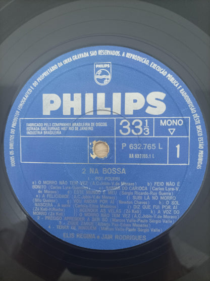 Lp Vinil Elis Regina & Jair Rodrigues 2 Na Bossa