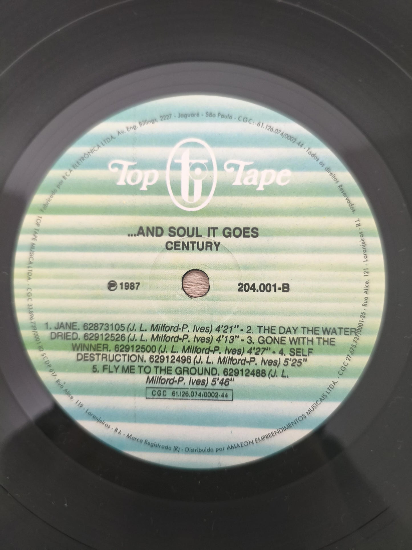 Lp Vinil Century ...And Soul It Goes