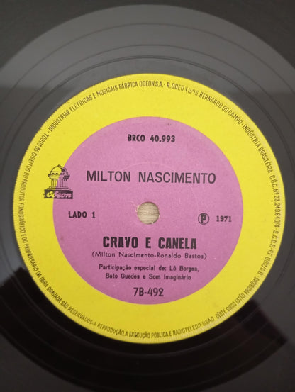Compacto Vinil Milton Nascimento Cravo e Canela / Nada Será