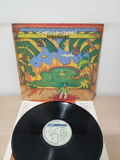 Lp Vinil Caetano Veloso Estrangeiro Com Encarte