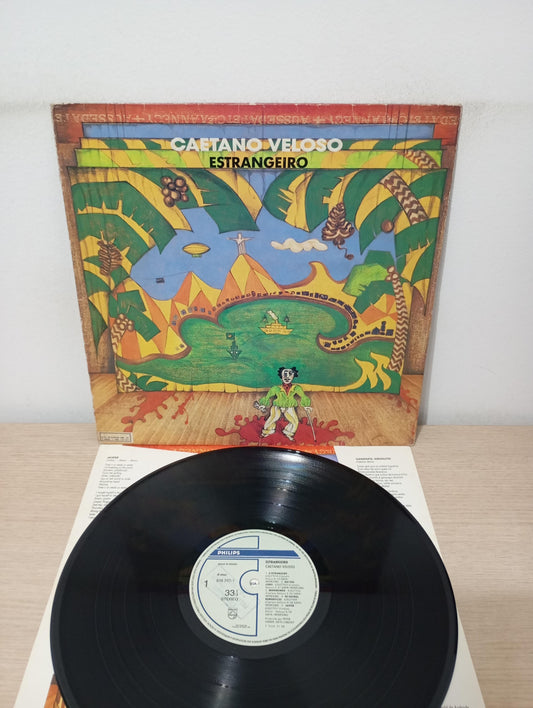 Lp Vinil Caetano Veloso Estrangeiro Com Encarte