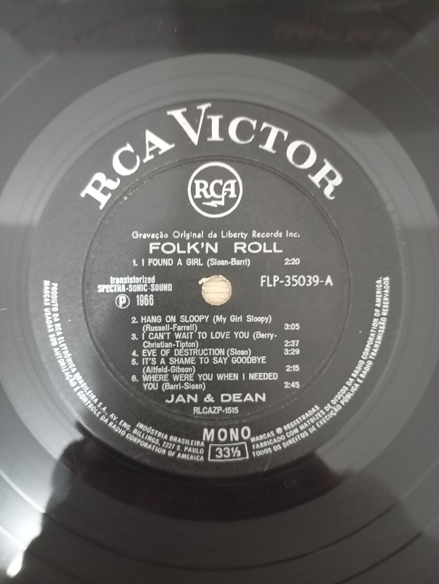Lp Vinil Jan & Dean Folk 'N Roll