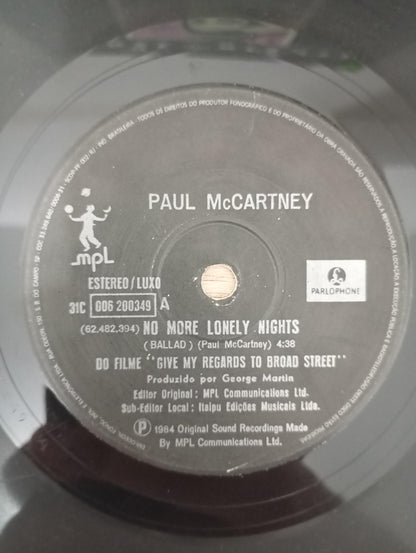 Compacto Vinil Paul McCartney No More Lonely Nights